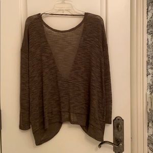 Karlie brown/army green sweater